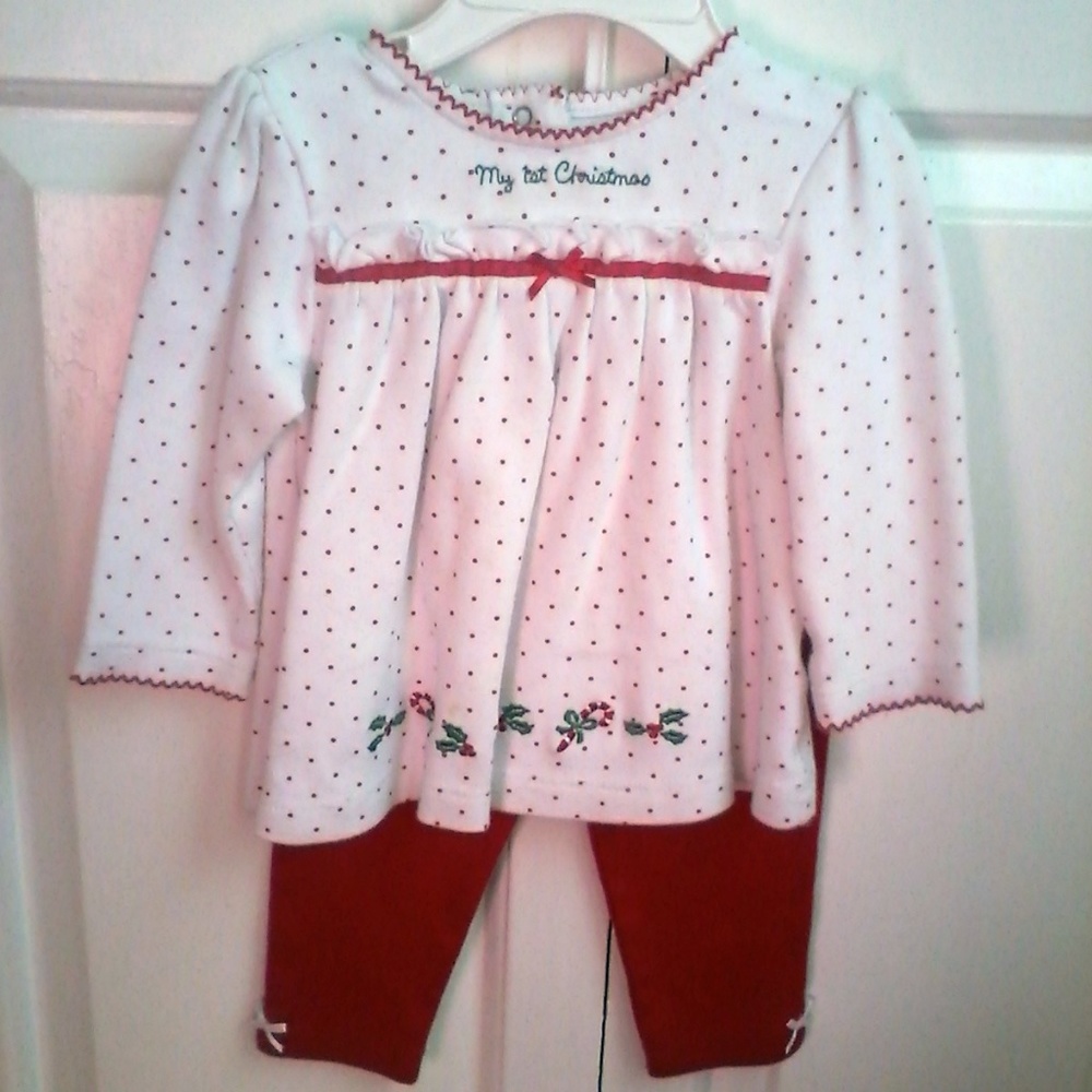 Little Me 3-piece Christmas Outfit
